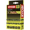 Chaine Pour Tronçonneuse Manuelle RYOBI - 45 Cm - 72 Maillons - 1 Mm - RAC230
