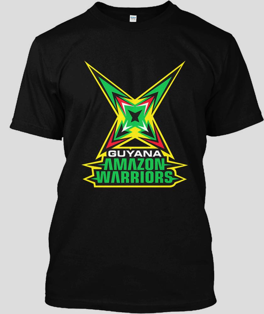 

The Guyana Amazon Warriors Mens Black Tshirt Size S 5XL Unisex T-Shirt S