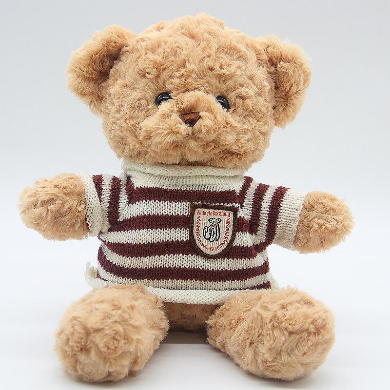 Plush Toy Teddy Bear Doll Sweater Bear Doll Birthday Gift Plush Doll Stall