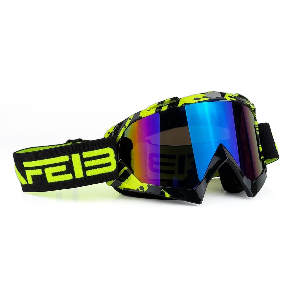 Motorcycle Glasses Unisex Riding Windproof Goggles Helmet Sports Outdoor Skiing Goggles Lenses N634
