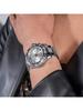 Guess Women's Analogue Quartz 40mm Watch with Silver Stainless Steel Case,Silver Multi Dial Stainless Steel Strap 50m Waterproof -GW0771L1