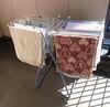 Kawase Universal Towel Hanger/Indoor Clothes Drying Rack, S-Type, Blue