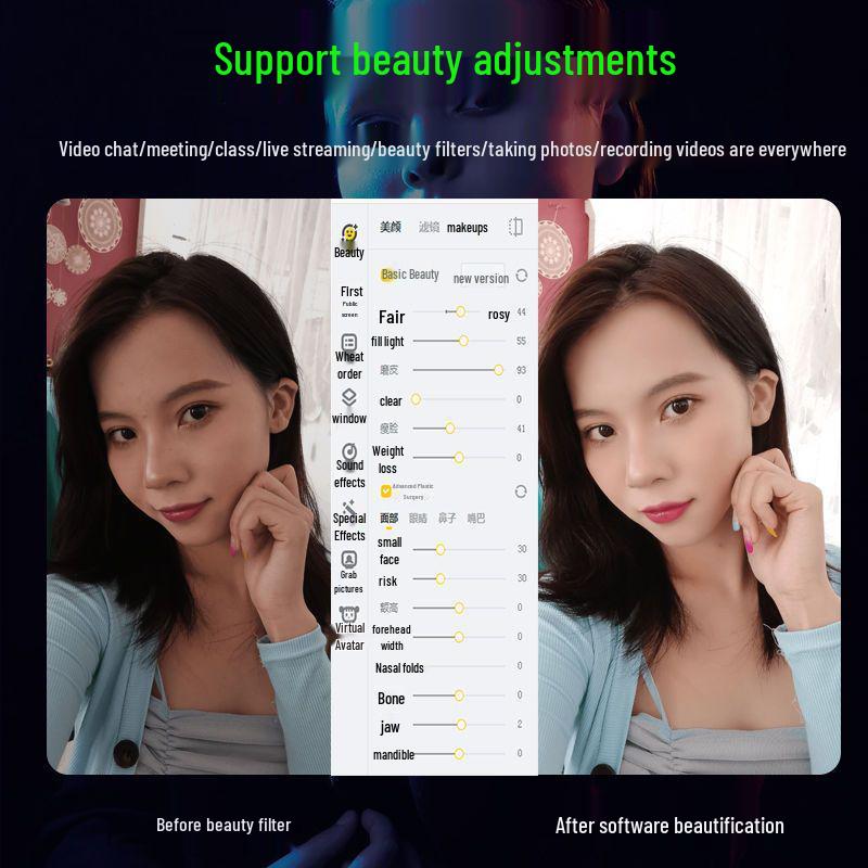 Ultra 4K USB Camera & Microphone for Desktop/Laptop – Perfect for Live Streaming, Online Classes, and Meetings