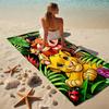 Custom Name Jungle Safari Stylish Digital Printing Beach Towel Quick‑Drying Absorbent Blanket for Beach Pool Gym Travel