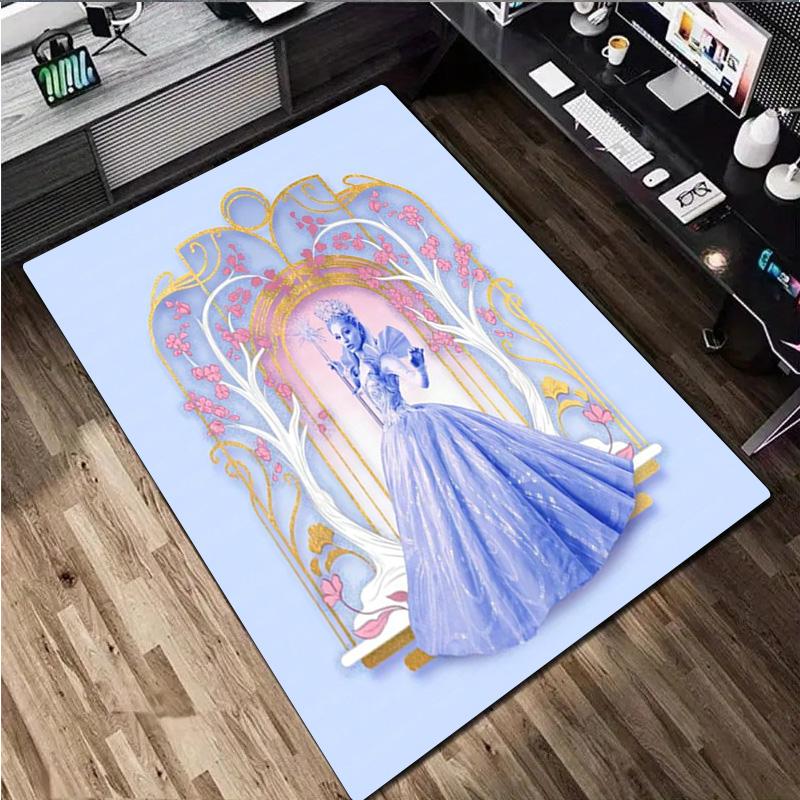 Witch Princess Print - Home Rug Office Carpet Room Rug Computer Chair Area Rug Holiday Gift
