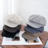 Autumn and winter high-grade retro thick cotton face small octagonal hat British style basic versatile painter hat newsboy hat tide