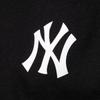 MLB FW23 New York Yankees Collaboration Logo Print Round Neck Short Sleeve T-Shirt Women tops Black 31OPK1031-50L
