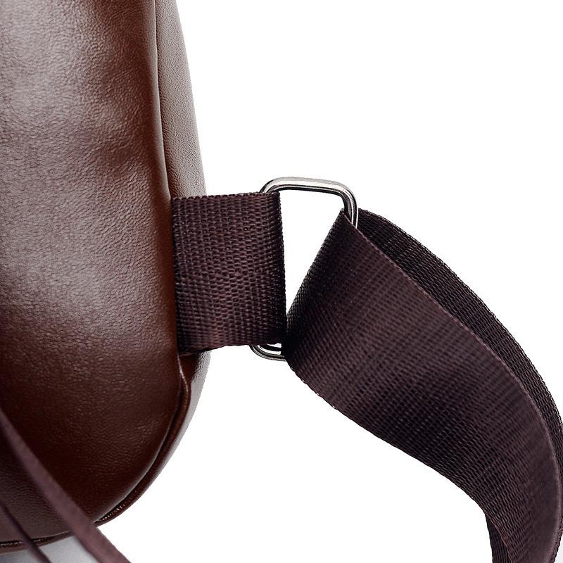 Single shoulder sports style Student shoulder oblique chest bag Trendy brand Green men's travel sports bag Leisure bag Cycling bag