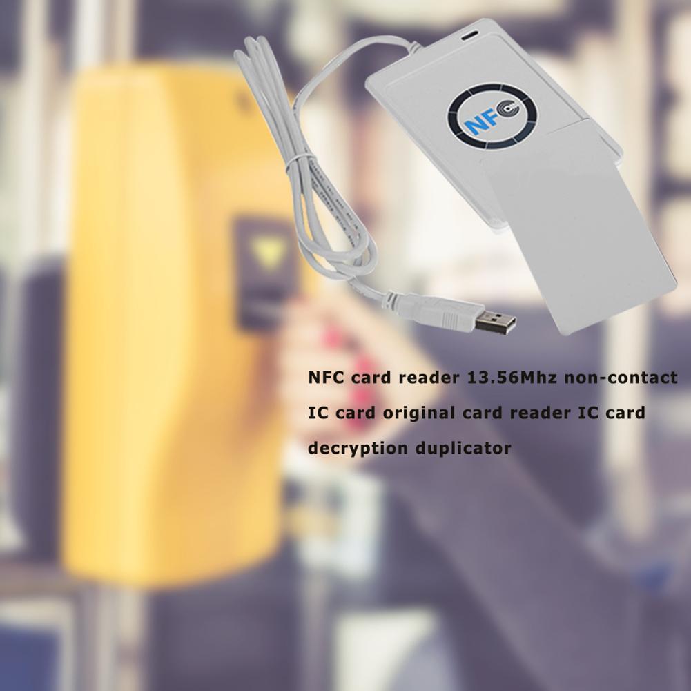 ACR122U NFC Reader Writer Plug and Play USB Device Non-contact Smart Card Reader for Access Control Electronic Ticketing