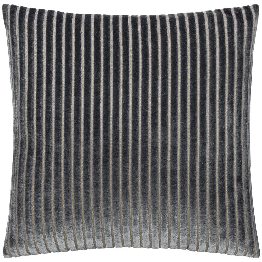 Paoletti Savoy Velvet Stripe Cushion Cover