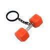 Mini Dumbbell Pendant Keychain Bag Cell Phone Wallet Durable Decorative Keyring Handbag Car Decoration Accessory