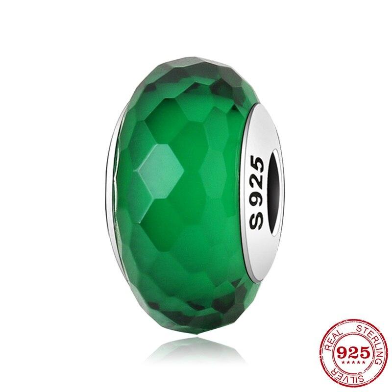 

100% стерлингового серебра 925 пробы, 6 цветов, бусины из муранского стекла, подходят для серебра, подвеска, серебро 925 пробы, оригинальный браслет, изготовление ювелирных изделий, подарок