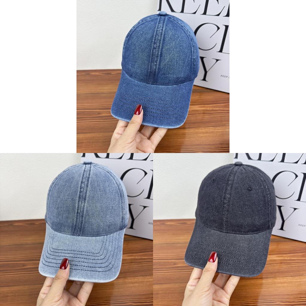 Classic Denim Baseball Cap For Men And Women With Sun Protection And Breathability