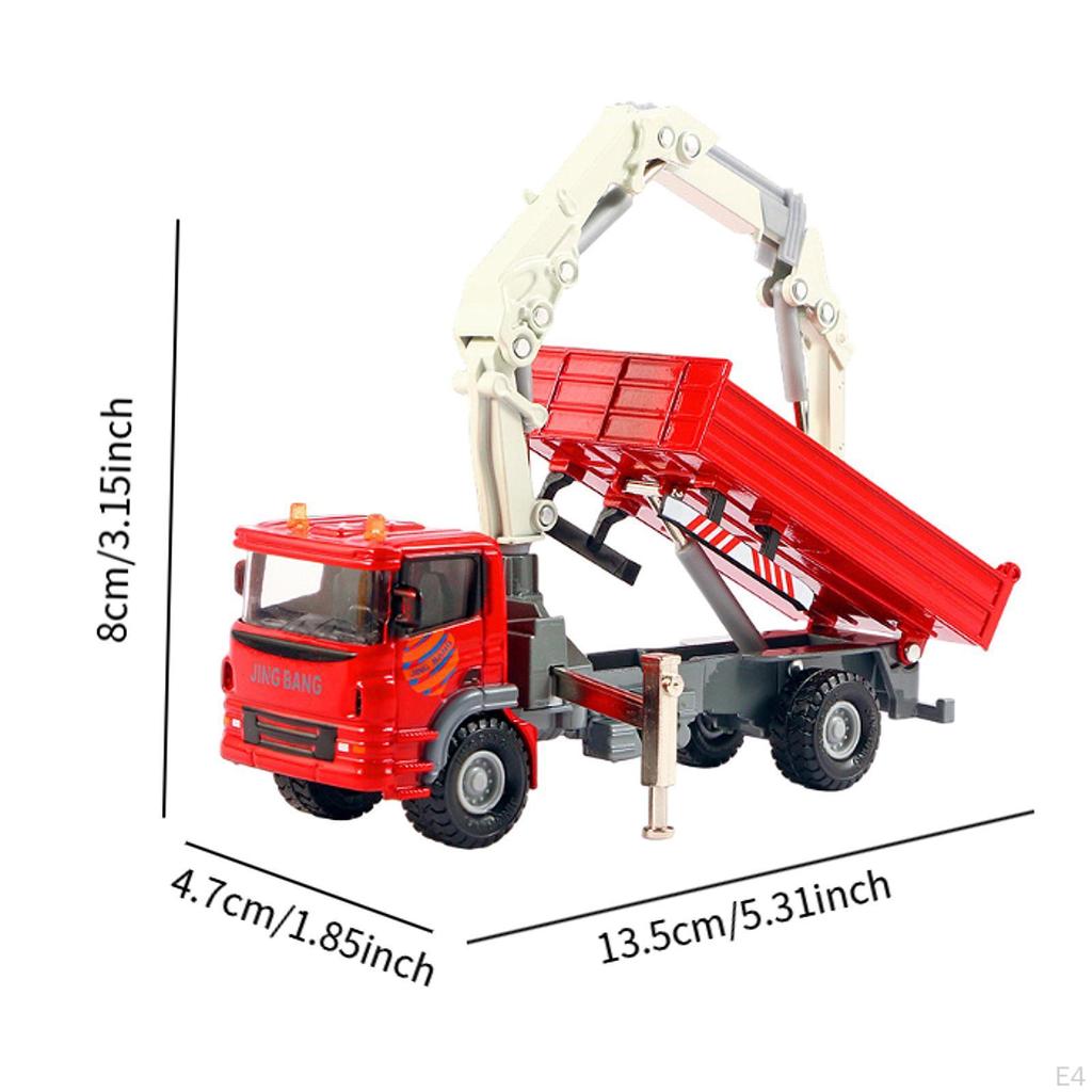 1/60 Kranwagen Spielzeug Konstruktionsspielzeug Realistisches Ingenieurfahrzeug Fahrzeugmodell