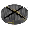 12.5cm Floor Slotted Car Rubber Jack Pad Frame Protector Guard Adapter Jacking Disk Pad Tool for Pinch Weld Side Lifting Disk