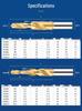 High-Speed Steel M5 90° Step & Counterbore Drill Bit