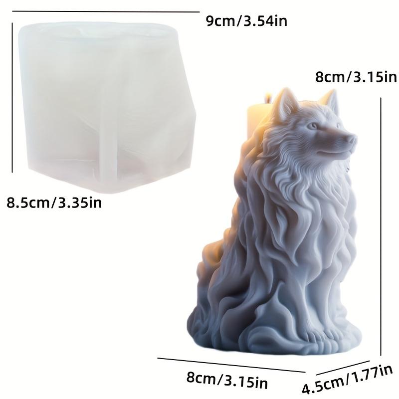 Ameisen pflückender Bär Kerze Silikonform im Baumstumpf Harzform Süßes Lächeln Baumhöhle Bär Gipsform Lächelbär Bastelformen