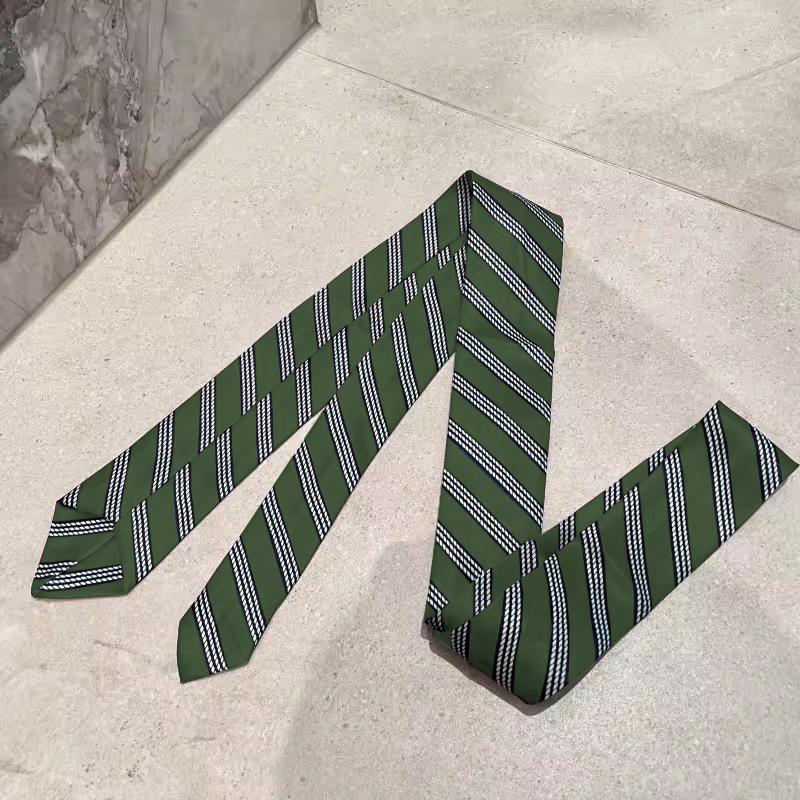 

Rose Same Striped Tie American Retro Jeans Waist Accessory Layered Tie-waist Belt Casual Hand-tied Neckerchief Neck Accessory 155cm
