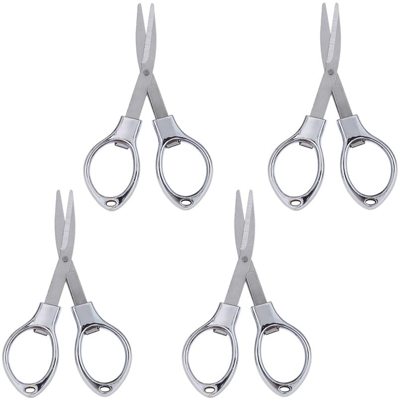 Foldable Stainless Steel Vintage Scissors Sewing Fabric Cutter Embroidery Cute Scissors Tailor Scissor Thread Sewing Tools NEW