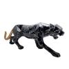 Resin Leopard Figurine Decorative Sculpture Nordic Geometric Animal Home Living Room Ornament