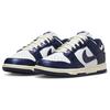 Nike Dunk Low Premium WMNS Vintage Navy White Midnight Navy Coconut Milk Women's Sneakers FN7197-100