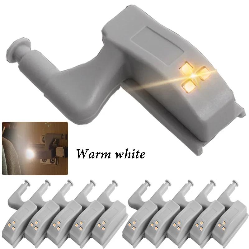 20/1x Closet LED Lamp Battery Control Cabinet Lamp Inner Hinge  Induction Lights Wardrobe Cupboard Sensor Light Home Mini Lamps