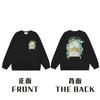 American Trendy Brand Casablanca Crew Neck Sweater Hoodie Men's Couple Ins Autumn and Winter Thickened Long-sleeved Women's T