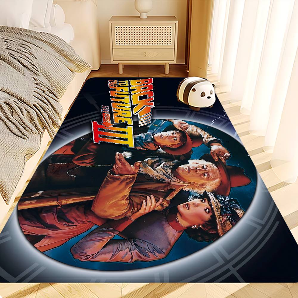 Movie B-Back To The Future Game Bathroom Mat Kids Room Bedroom Decoration Balcony Anti-Slip Doormat Living Room Welcome Rug