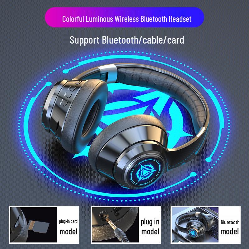Cross-Border Hot Selling Wireless Bluetooth Over-Ear Headphones: Sports & Gaming Model