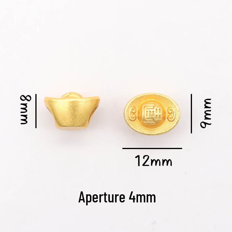 Peace & Joy Gold Sand Mala Bead Bracelet with Fortune Tag