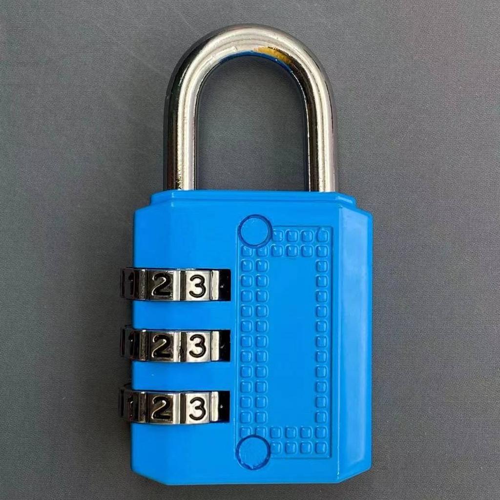 3 Digit Small Resettable Combination Padlock Luggage Case Box Lock Coded Lock School Gym Locker Suitcase Gate Pad Lock Us213