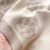 Scarf Fashion Flower Print Women's Faux Wool Wrap Head Shawl Autumn and Winter Warm Gift, Scarf Women's Winter Cashmere