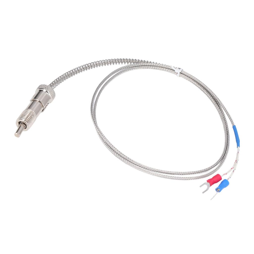 K Type Thermocouple Nickel Silicon Compression Spring Thermocouple for Temperature Sensor M12 1m
