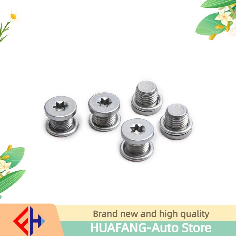N0160276 N91167901 5x Oil Drain Plug Screw W/ Washer M14x1.5 For Seat skoda Cayenne Macan Panamera N91101402 High Quality