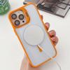 Luxury Magnetic Shockproof Phone Case For iPhone 16 15 14 13 12 11 Pro Max For Magsafe Funda Stand Glass Lens Protector Cover