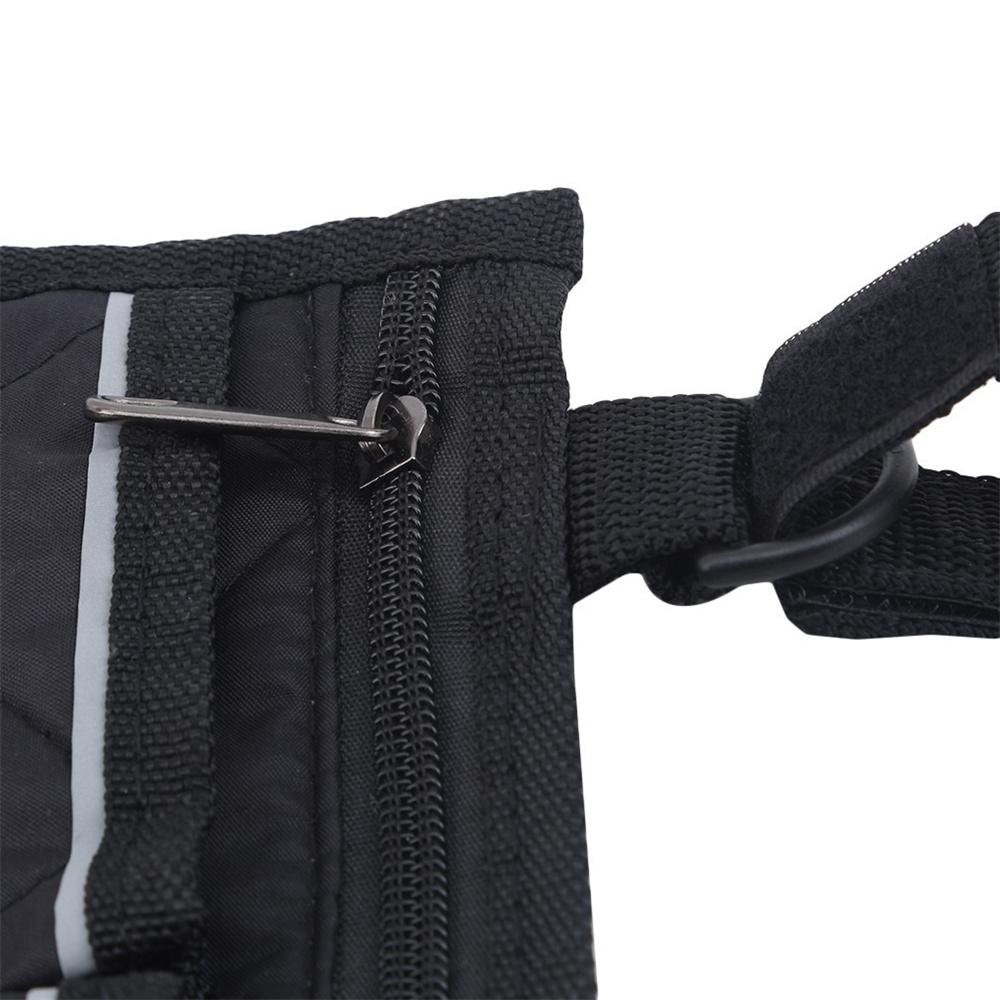 Outdoor Wheelchair Side Pocket Organizer Holder Pouch Armrest Storage Bag Black