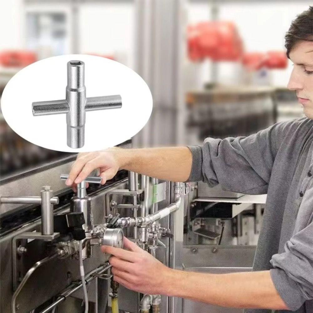 Multifunctional Design Faucet Wrench Wrench Petite Square Key Wrench Durable Convenient Socket Spanner Bathroom Maintenance