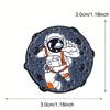 Space Black Hole Astronaut Brooch Astronaut Cartoon Pin Badge