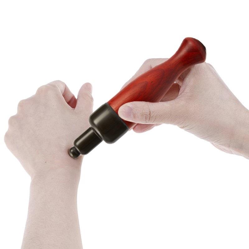 Natural Hot Stone Reflexology Tool Trigger Point Massager Gua Sha Electirc Acupuncture Pen Comb Foot Massager Stick Face Eye Spa