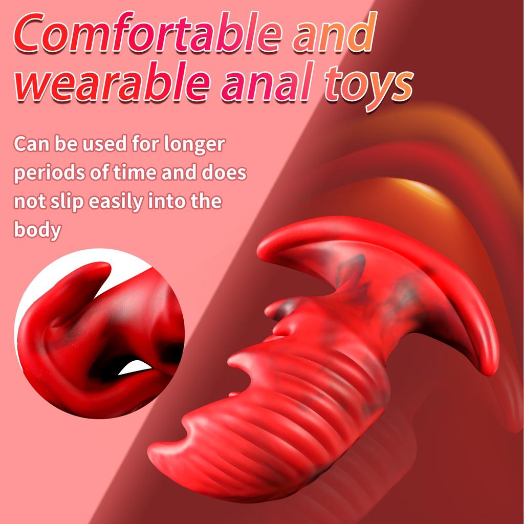sex positions with toy Silicone Anal Dilator Set main image 0