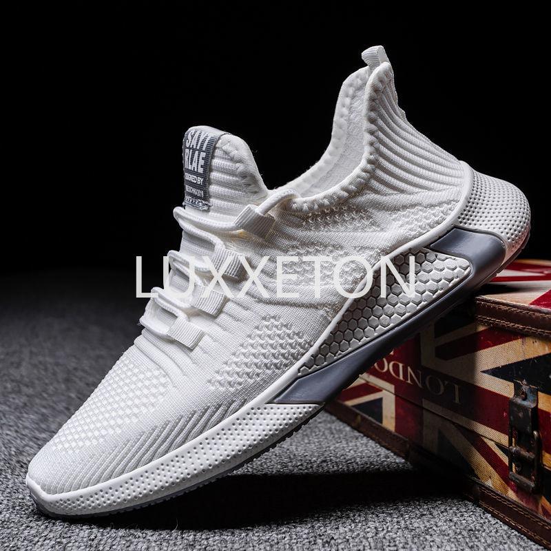 Men Mesh Breathable Vulcanized Shoes Spring and Autumn New Casual Mesh Breathable Running Comfortable and  Men Sports Shoes