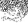 1440pcs 4mm Sew On Rhinestones Flat Round Shape Claw Rhinestones  For Sewing Crafts