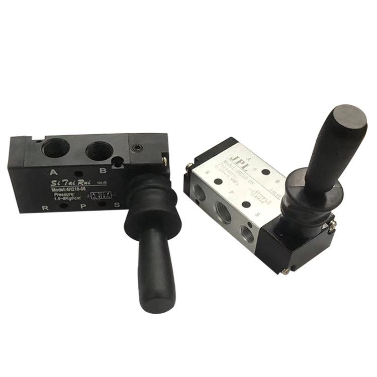 Pneumatic Hand Valve 4H210-08: Two-Position, Five-Way Control for Engraving Machine Tool