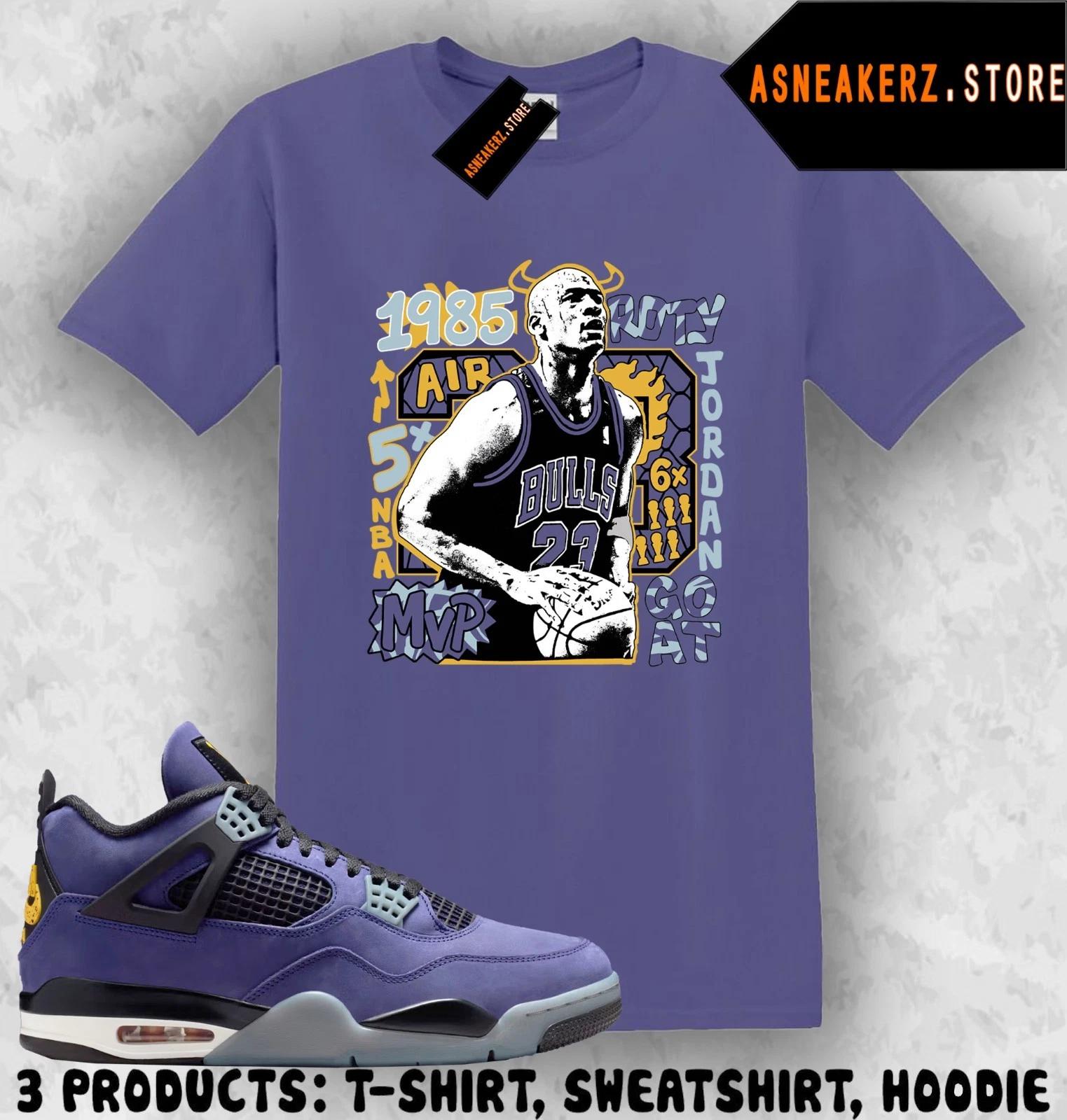 

Shirt Matching AJ 4 Lakers Lakeshow 2026 Match Sneaker Vintage MJ Bulls T shirt M