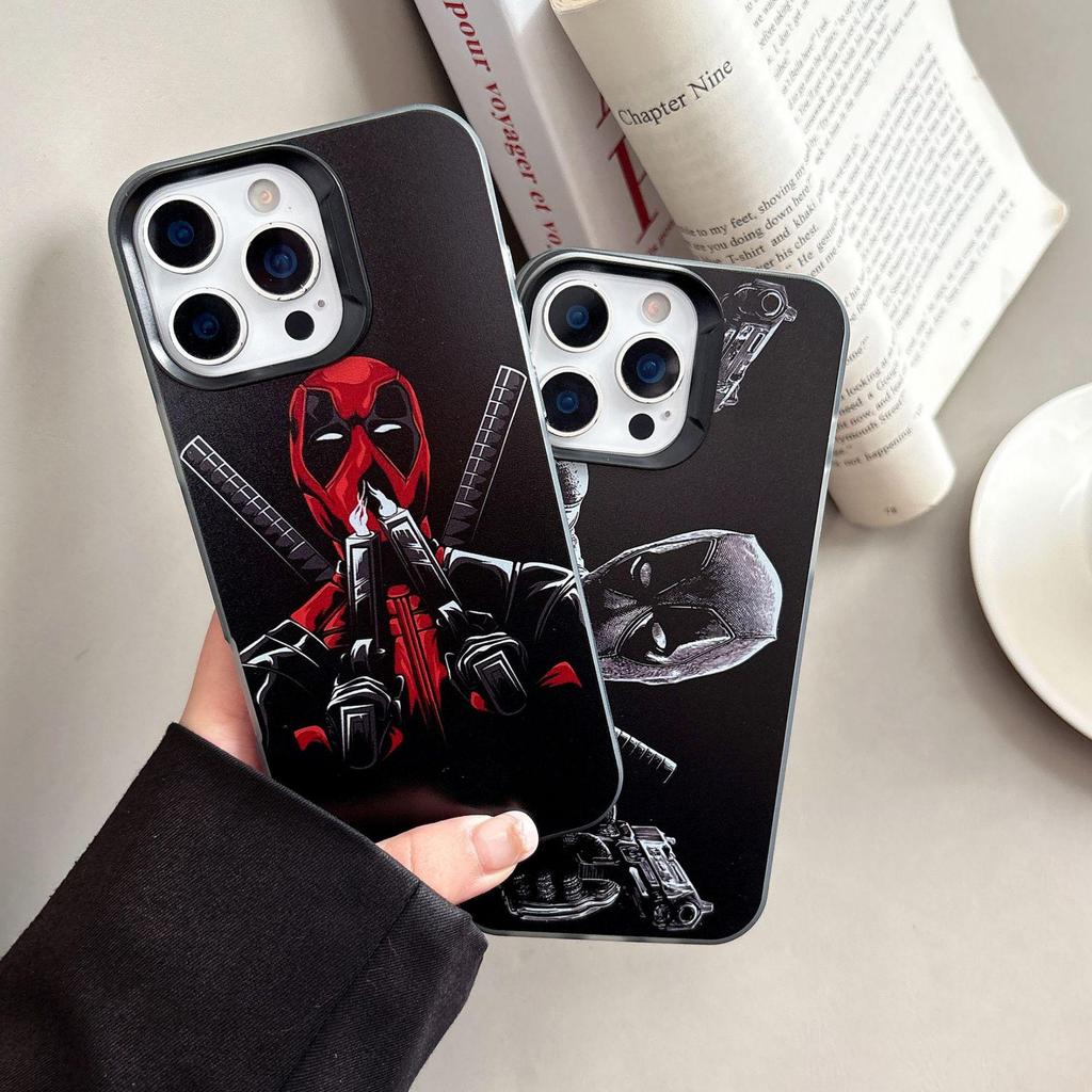 Deadpool Apple iPhone 15/14/13/7/16 Pro Max Soft Case - Hot Seller for Couples