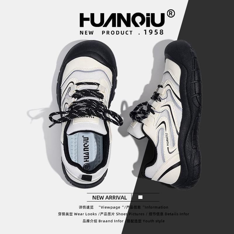 Global thick-soled heightening sneakers women's ZHQ5962 summer new versatile women's shoes mesh breathable hiking shoes