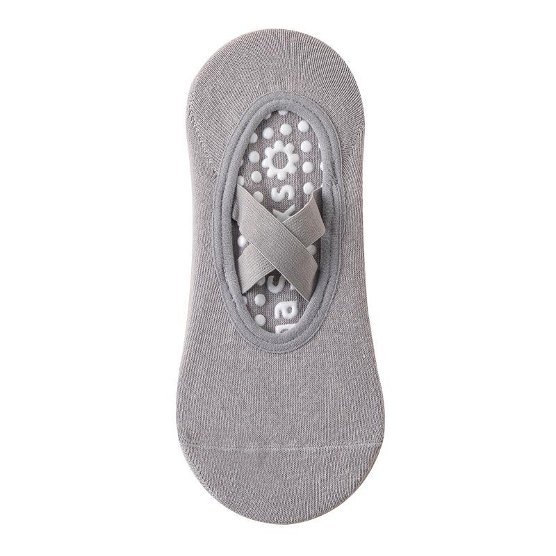 Women's Non-Slip Silicone Yoga & Pilates Socks - Breathable, Sweat-Absorbent, Backless Design