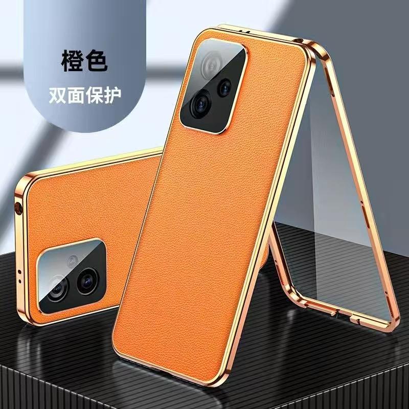 360 Grad Vollschutzhülle für Realme GT 6T Hülle Realme GT Neo 6 SE GT6T 5G Gehärtetes Glas Leder Handyhülle Doppelseitiger Schutz Bumper