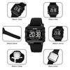 SKMEI 2320 Waterproof Stopwatch Countdown Wristwatch Clock Reloj Hombre Cool Digital Sport Watches for Men Women Students 5Bar