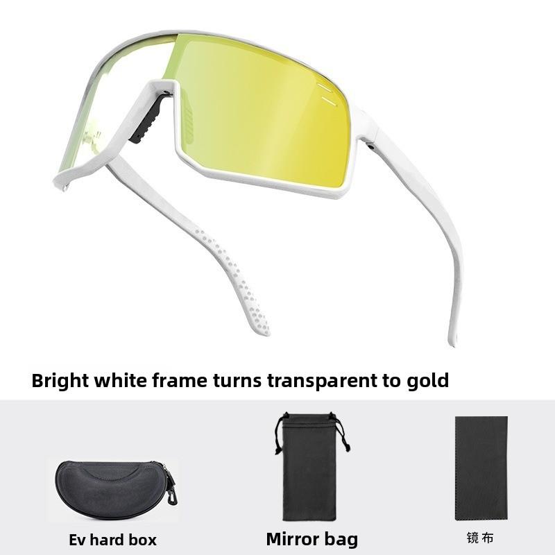 

Photosensitive Color-changing Cycling Glasses Day and Night Windproof Sports Glasses Running Marathon Glasses Cycling Goggles